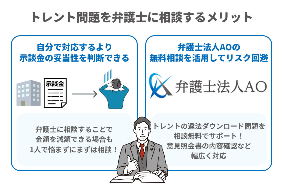 トレント問題を弁護士に相談するメリットを解説